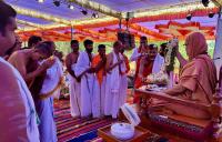 HH Swamiji's visit to Shri Mathada Vinayaka Devasthan, Salemane, Neerkanta, Shirali (16 Feb 2025)